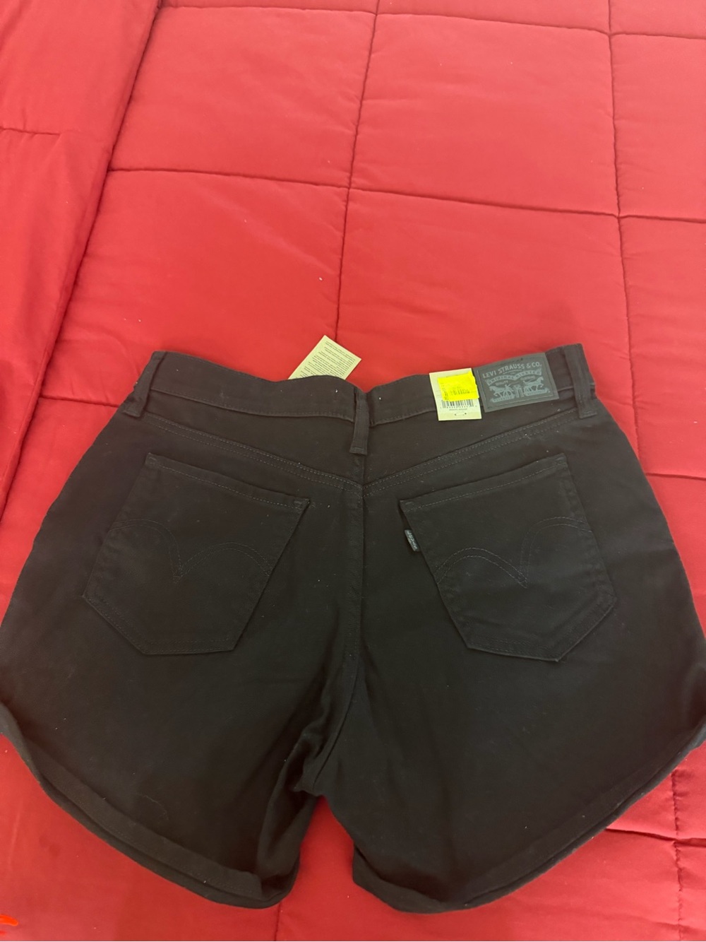 Levi's Black Women's Denim Shorts size 32/14